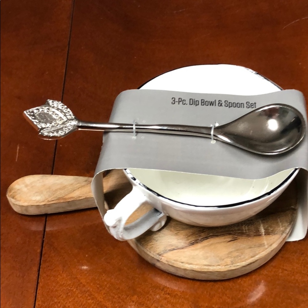 Thirstystone 3 pc. Dip bowl and spoon set